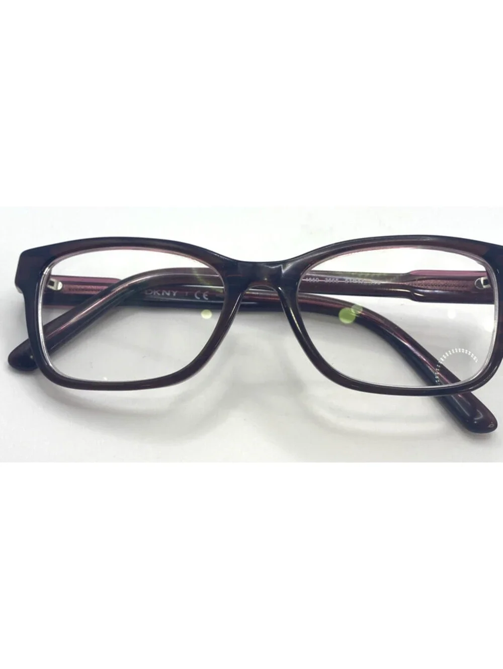 DKNY DY4550 3655 Eyeglasses Burgundy Rectangular Frames 51-17